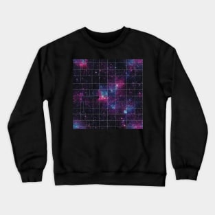 Cosmic Infinity - Infinite Space Seamless Pattern Crewneck Sweatshirt